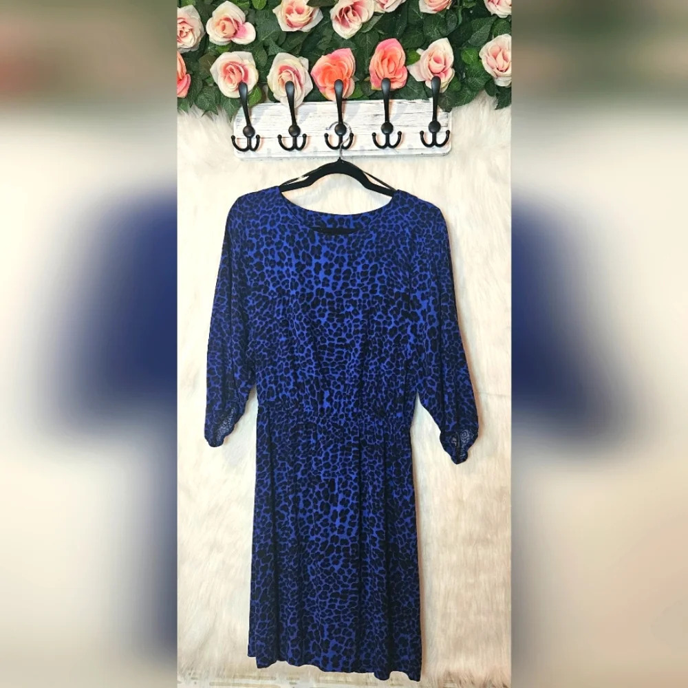 H&M Classic Royal Leopard Frock Dress